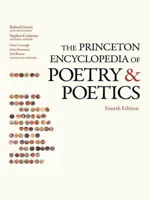 cover image of The Princeton Encyclopedia of Poetry and Poetics